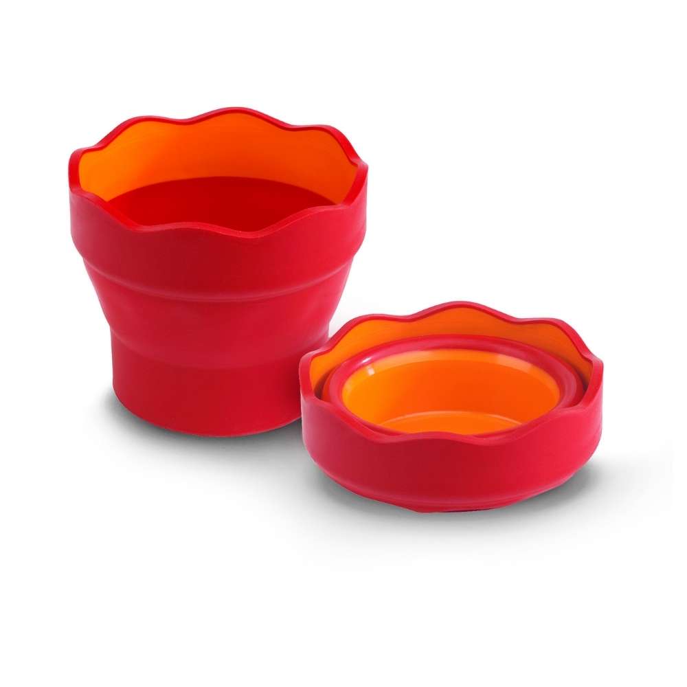 Faber-Castell-Malset XL inklusive Grip-Schere und Blöcke, rot