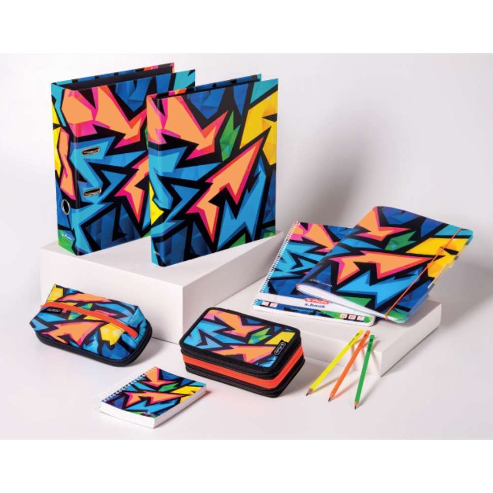 Herlitz Ordner maX.file, Neon Art