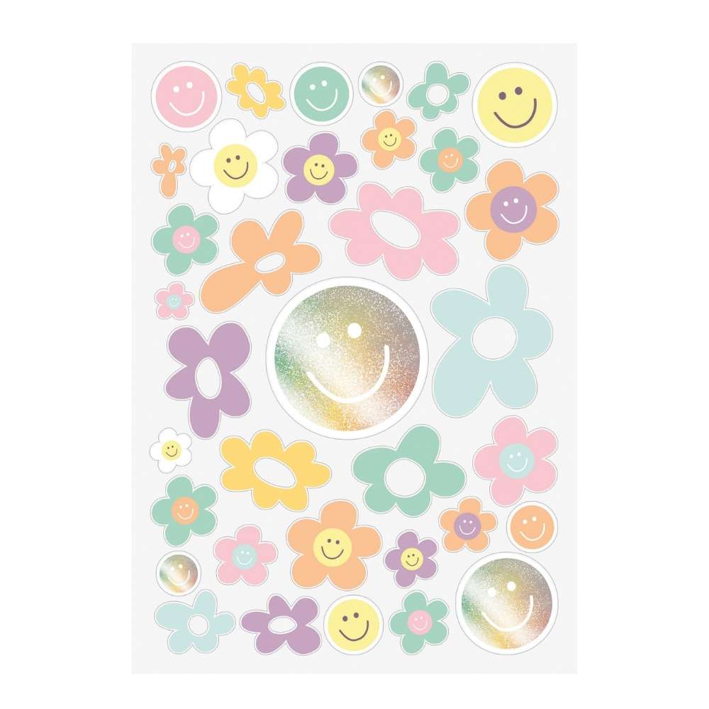 Happy Hippie Ausmalbuch mit Stickern