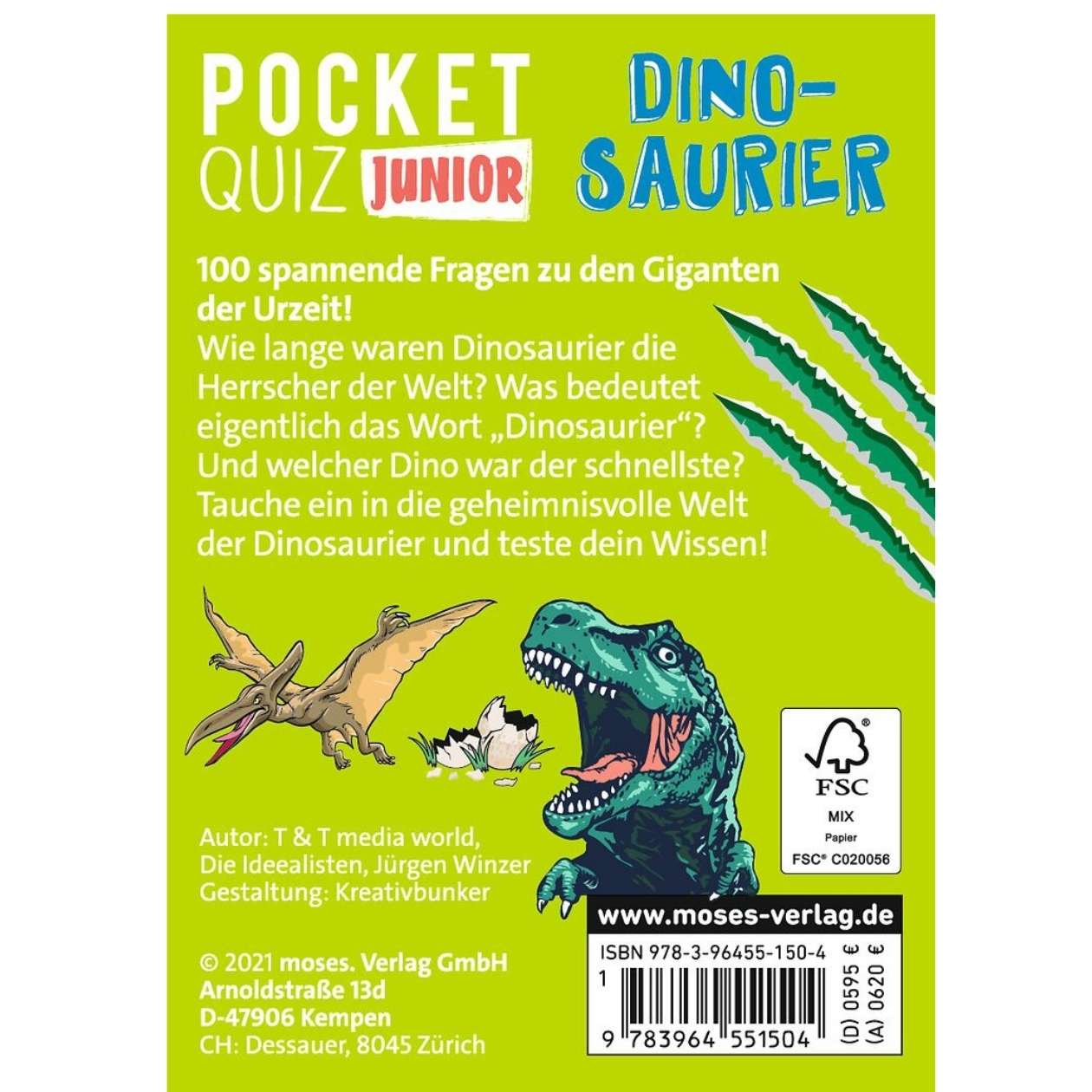 Pocket Quiz junior Dinosaurier