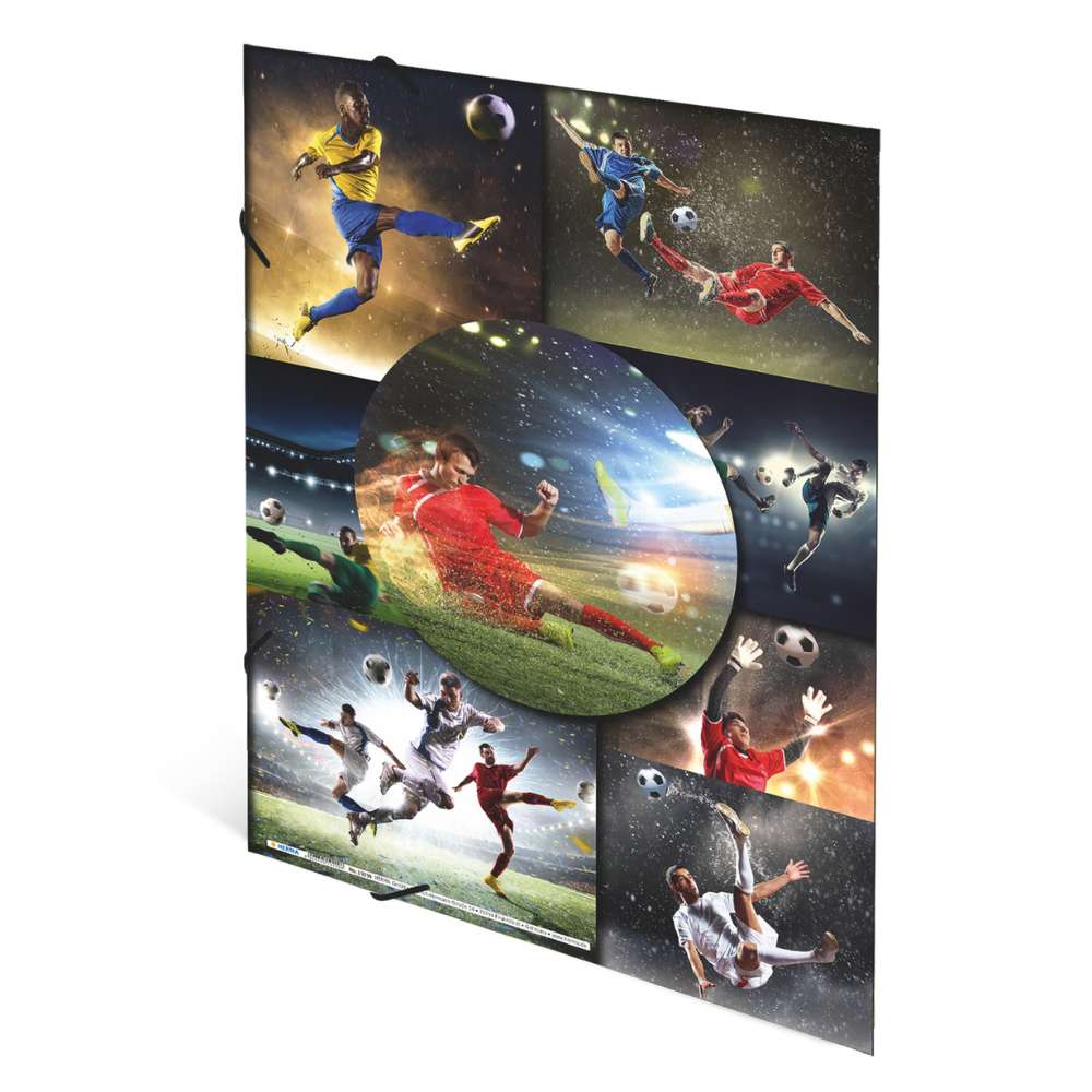Fußball Mappe A3, Karton, Herma