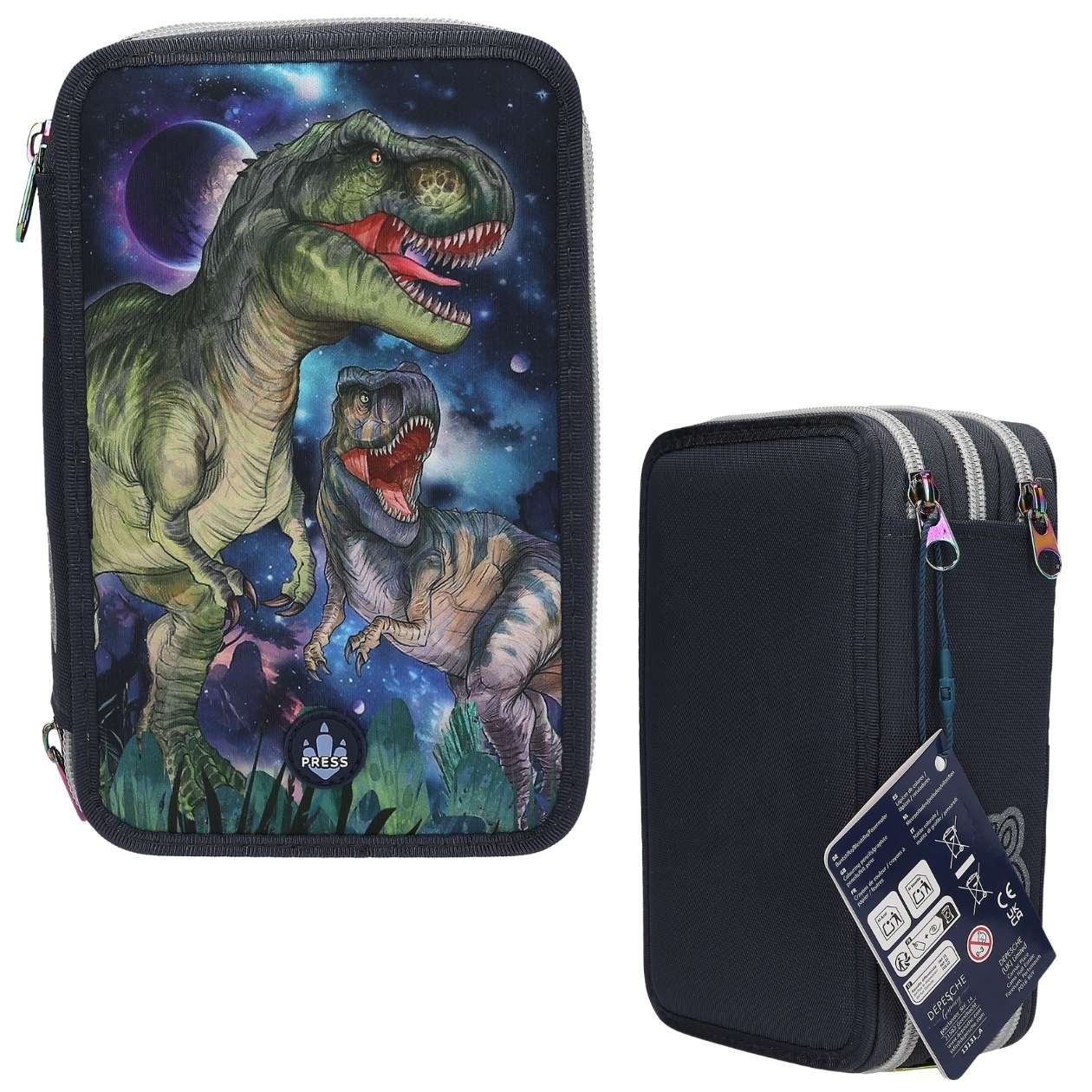 Dino World Federtasche LED Galaxy