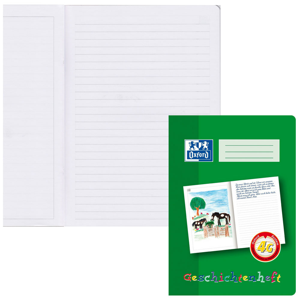 Geschichtenheft 4G für 4. Klasse, Oxford, A4