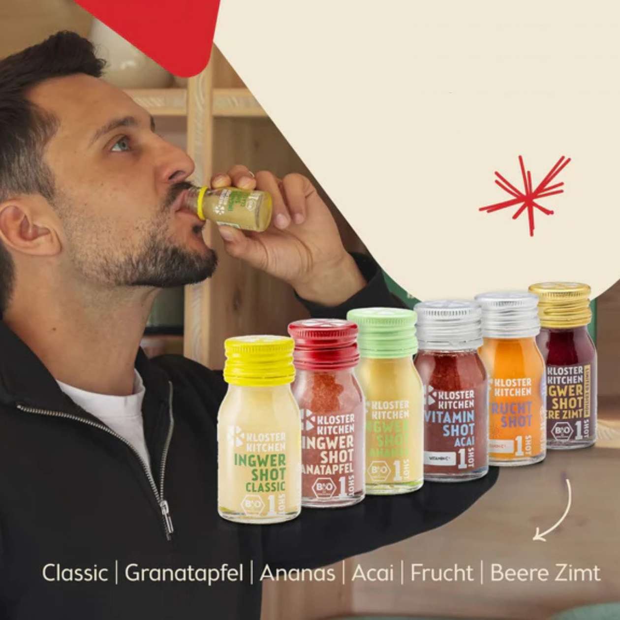 Winter Edition: Ingwer Shot Beere Zimt, 30 ml