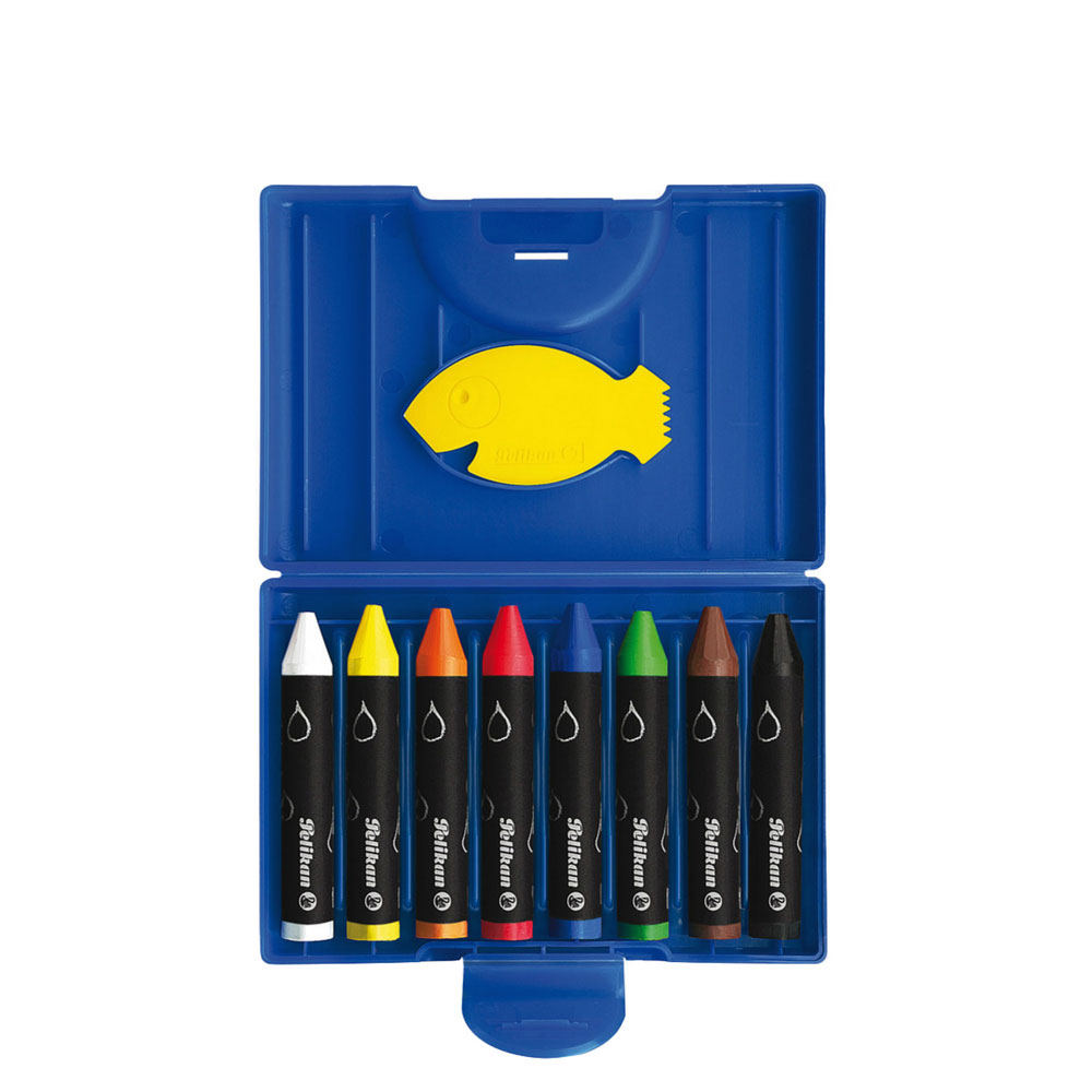 Pelikan Wachsmalstifte, wasservermalbar