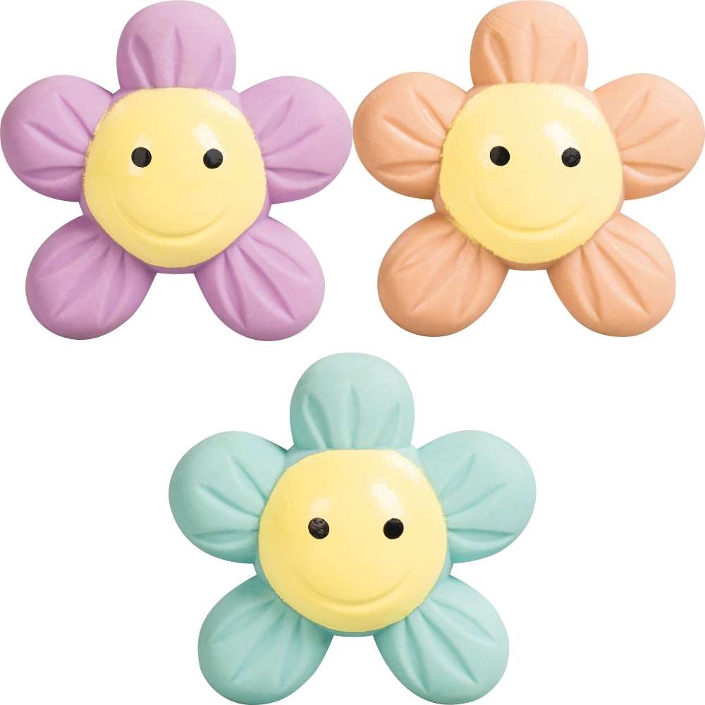 1x Brunnen Radiergummi, Happy Hippie, sortiert