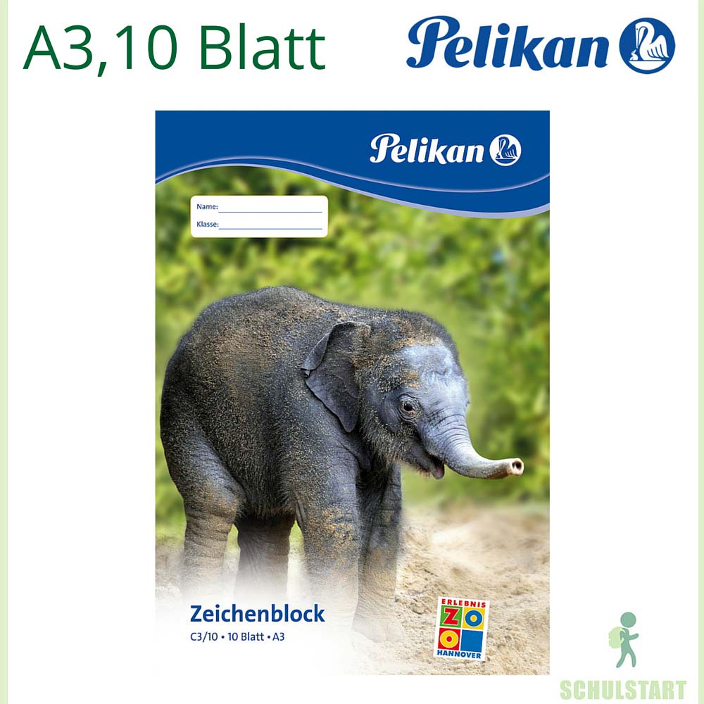 Pelikan-Malset XL mit Schere, rot