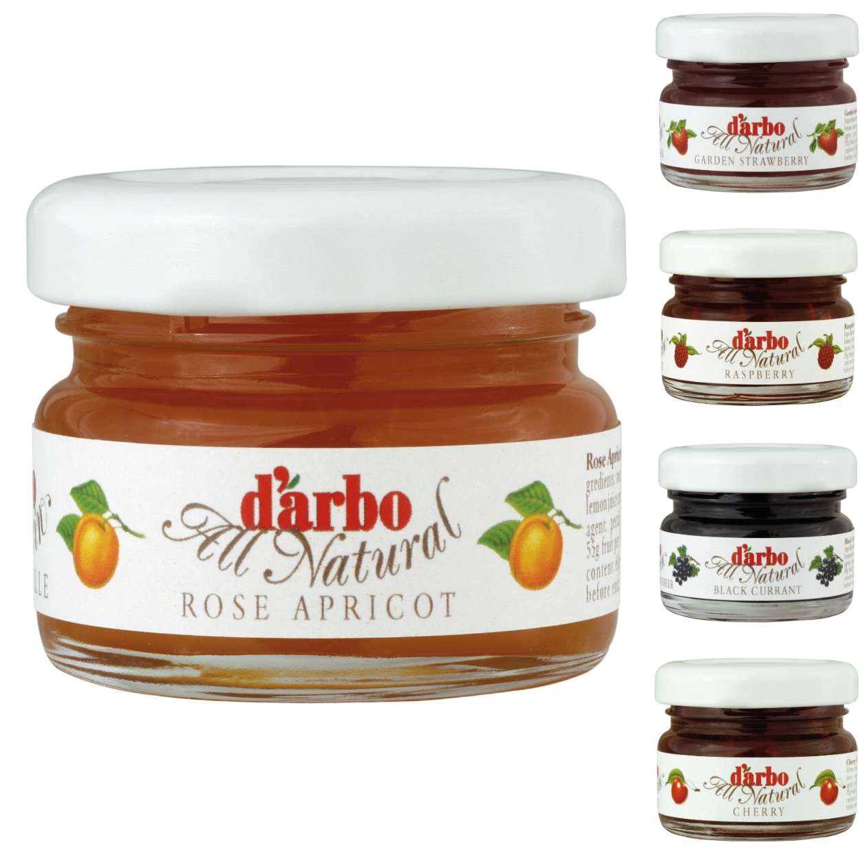 Darbo Konfitüre Naturrein, verschiedene fruchtige Sorten