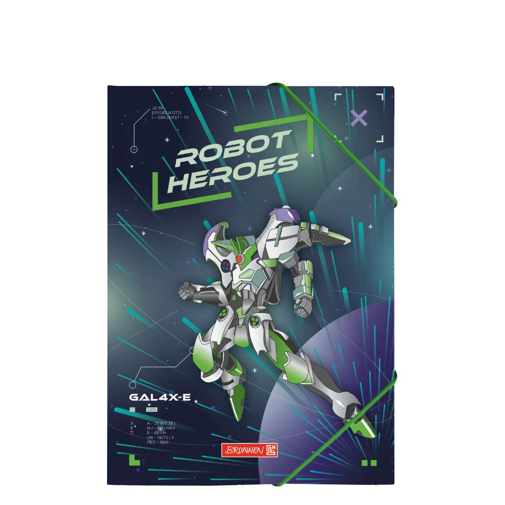 Brunnen Sammelmappe A4, Robot Hero