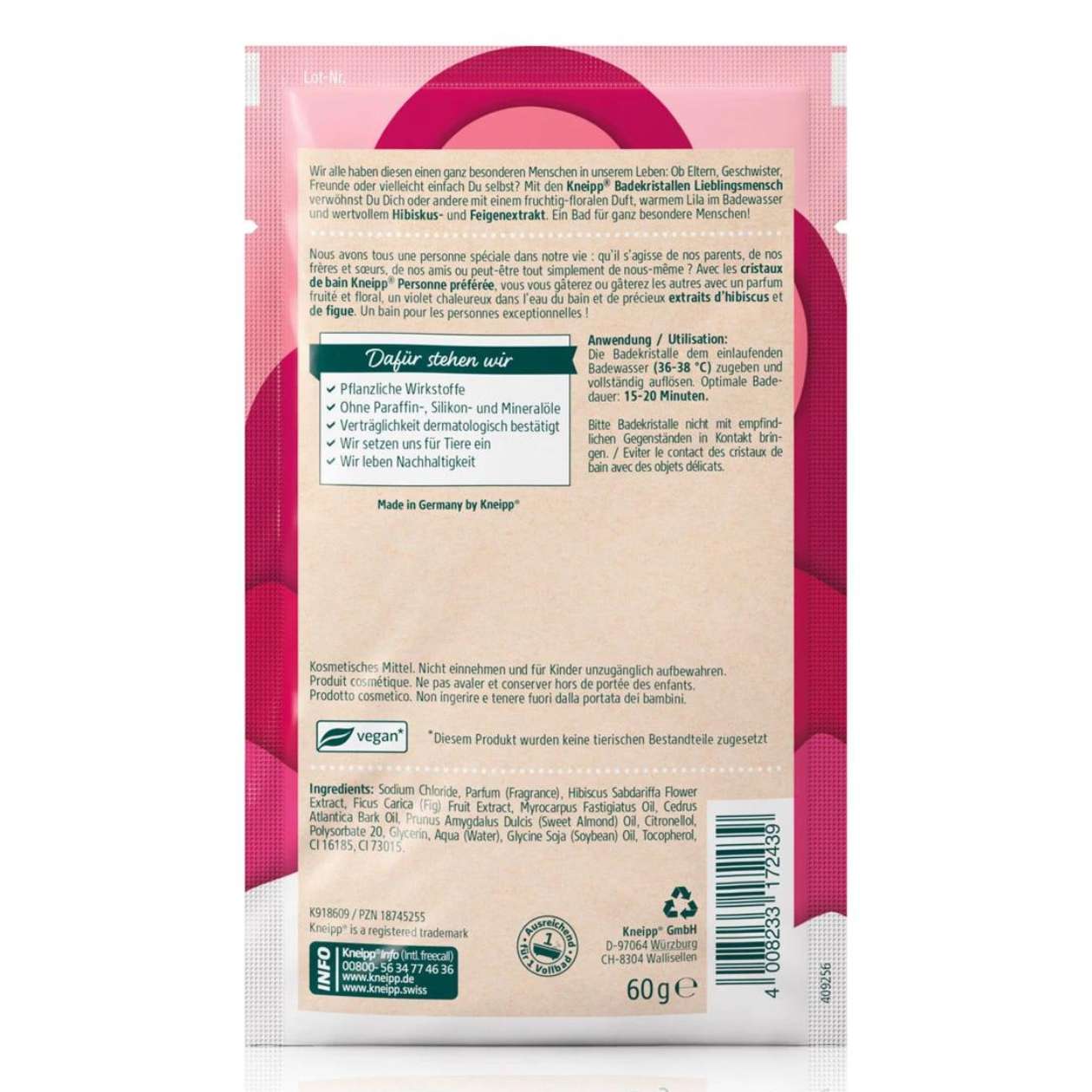 Kneipp Badekristalle, Lieblingsmensch