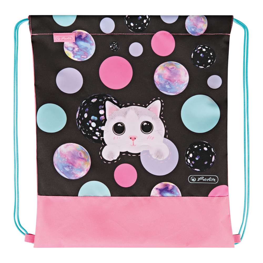 Turnbeutel Cat/Stars, sortiert