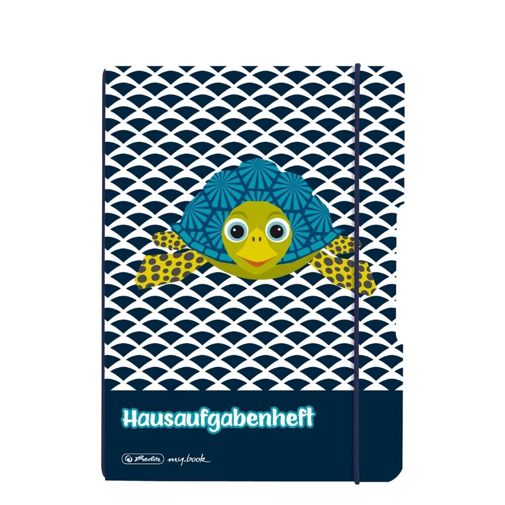 my.book flex Hausaufgabenheft A5: Turtle, Herlitz