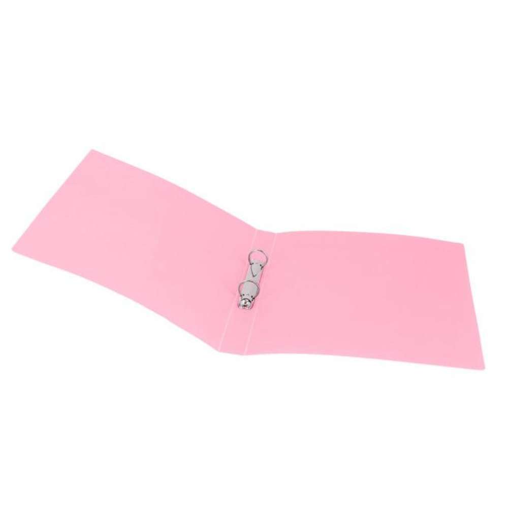 Ringhefter Plastik, pastellrosa-orange