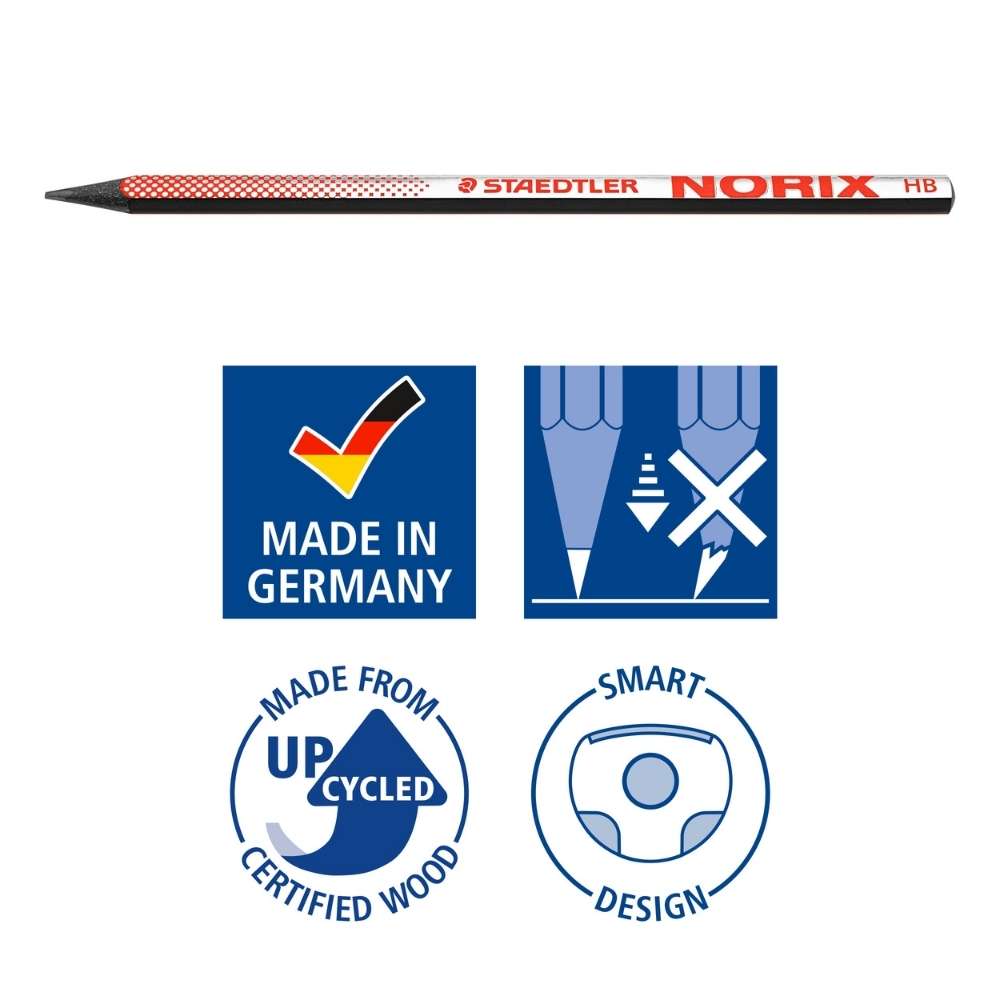 Norix Bleistift HB Staedtler, rot