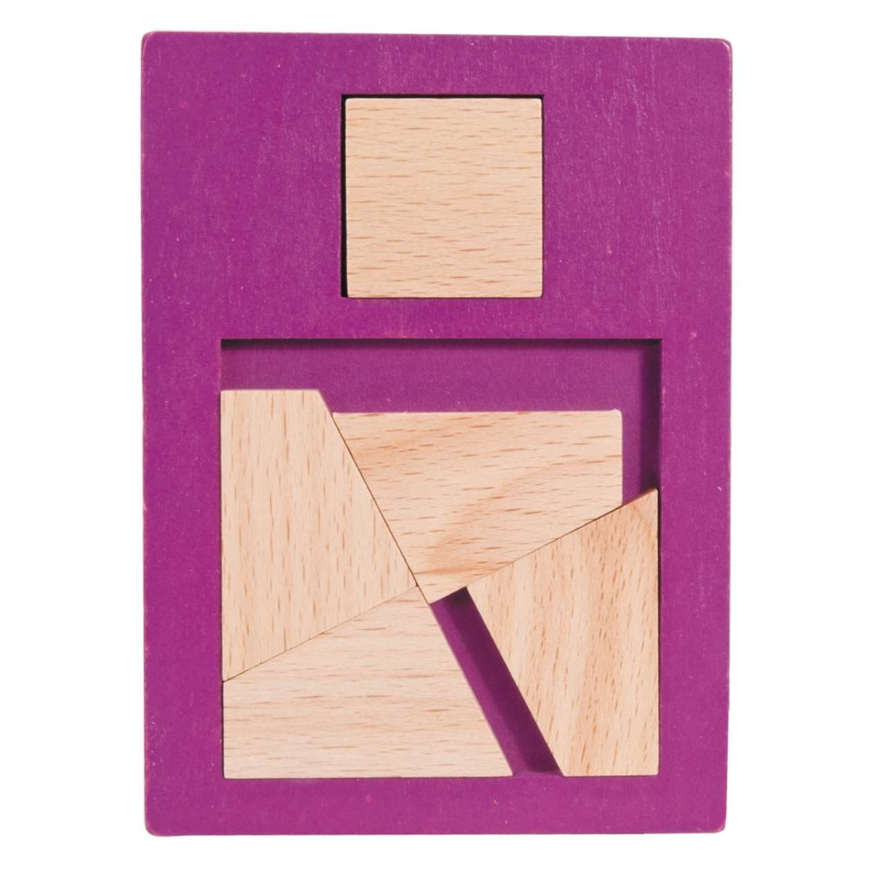IQ-Test Holzpuzzle "Extra Piece", sortiert