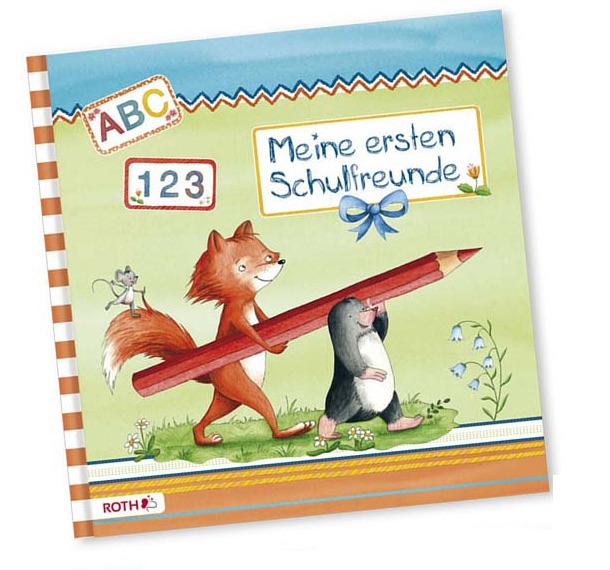 Freundebuch zur Einschulung Flinki & Schlau