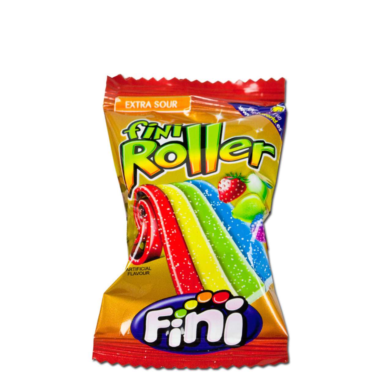 Fini Roller gefüllt, Rainbow & Cream, sour