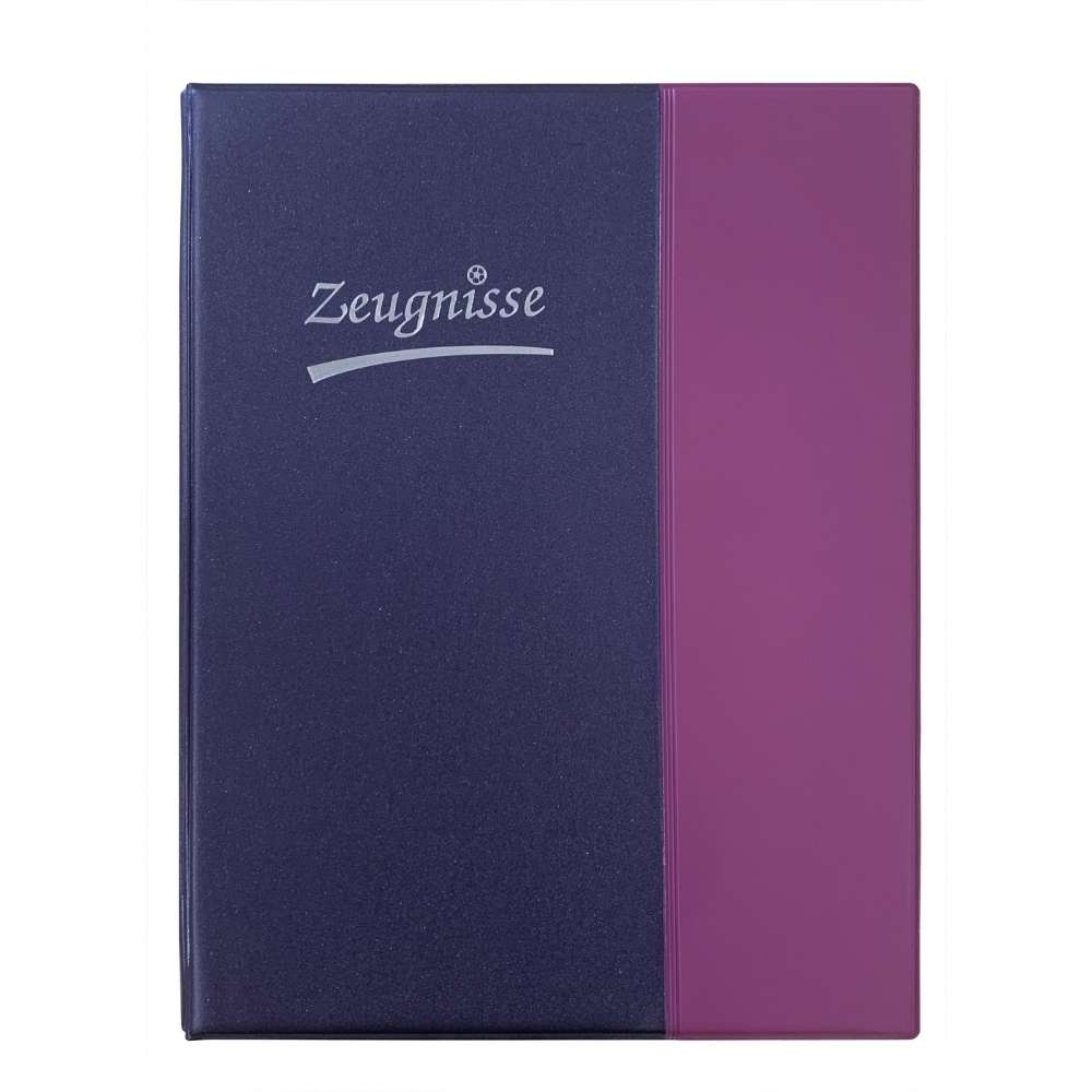 Zeugnisringbuch violett, Idena