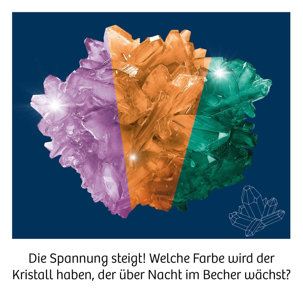 Kristalle züchten: Überraschungskristalle, Kosmos