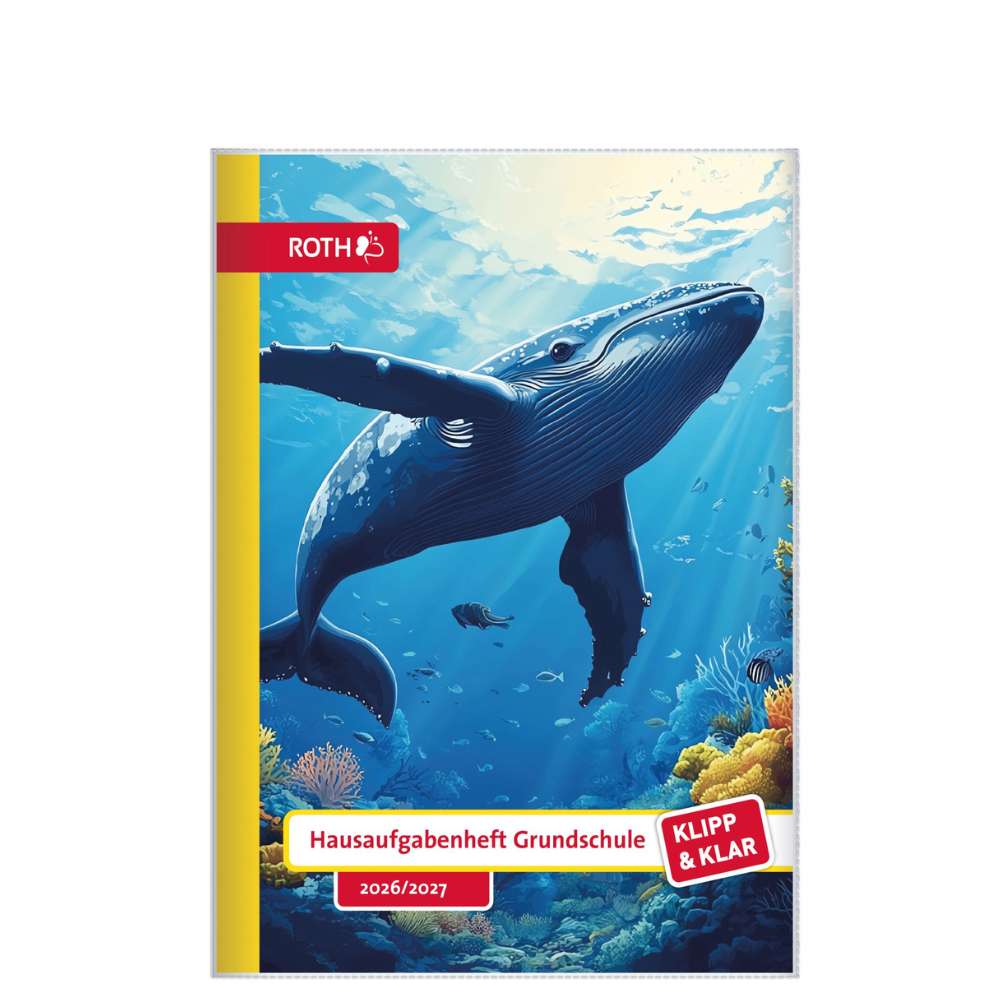 Klipp & Klar mit Datum 26/27 Wal Welt, Hausaufgabenheft Grundschule