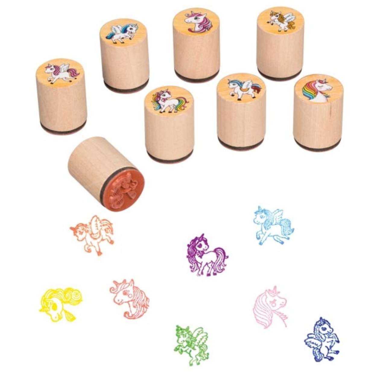1x Einhorn Stempel, sortiert