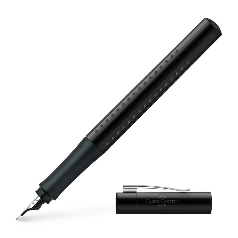 Faber-Castell Füller Grip Harmony, schwarz, M-Feder