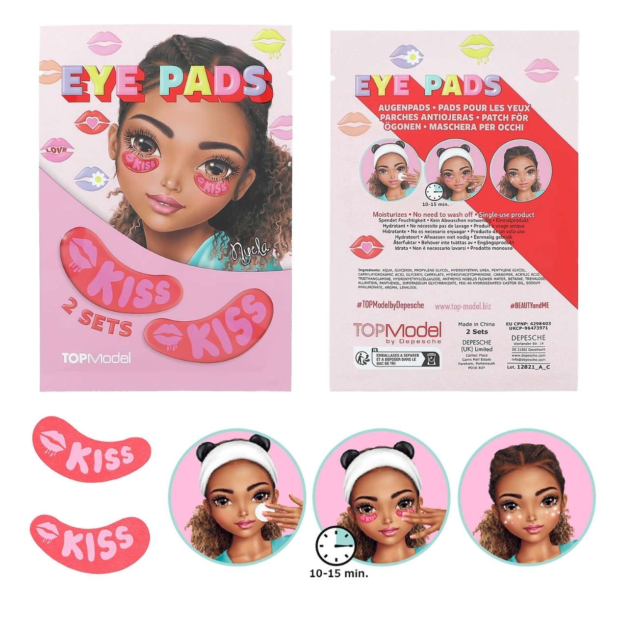 Augenpads TOPModel, sortiert