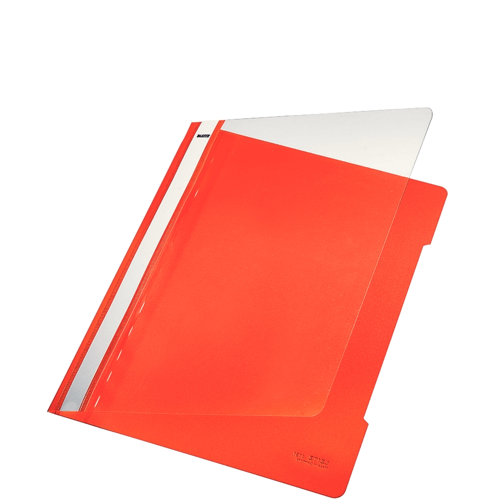Plastik Schnellhefter orange, Leitz