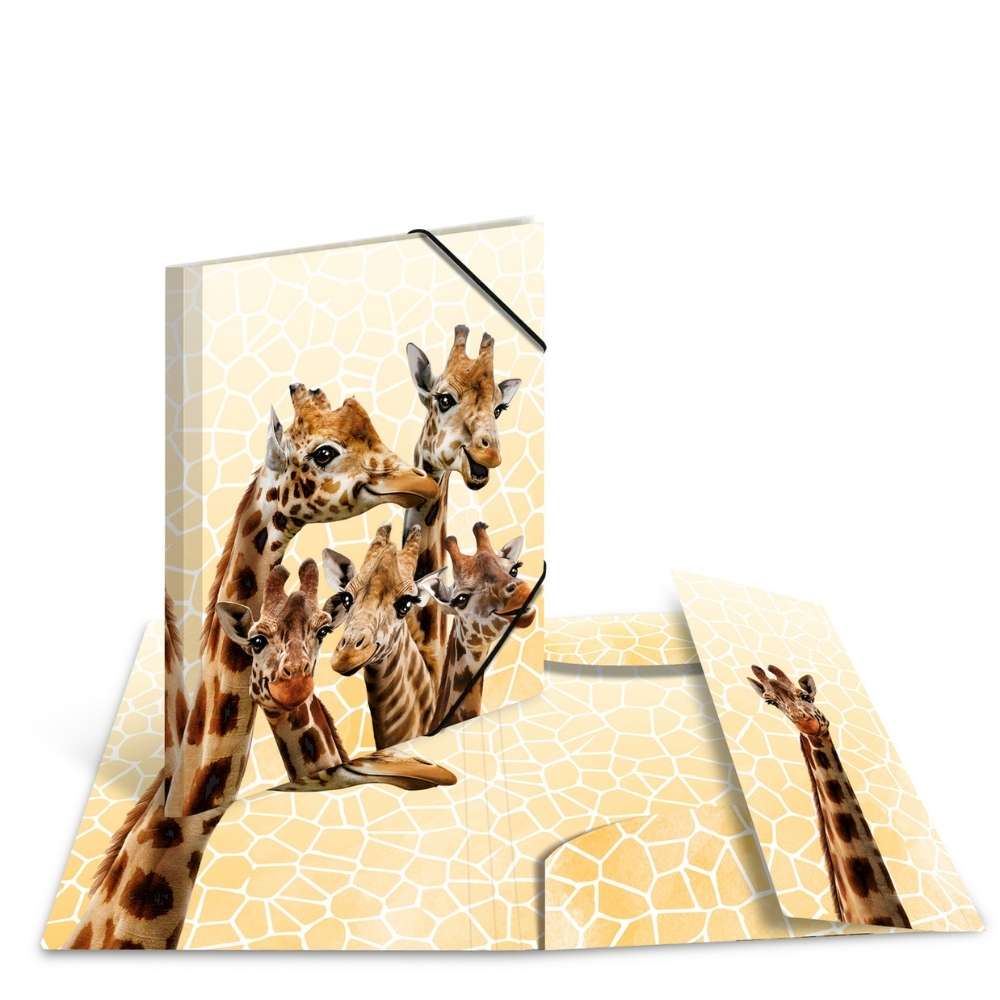 Herma Sammelmappe A3, exotische Tiere, verschiedene Motive, PP