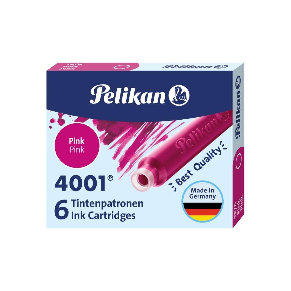Pelikan Tintenpatronen, 6 Stück, pink