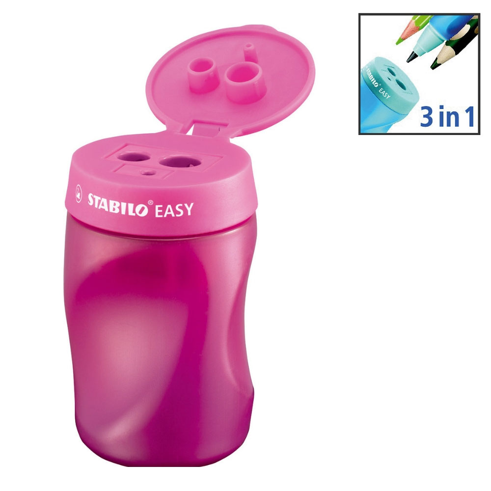 Stabilo Dosenspitzer easysharpener, doppelt, pink