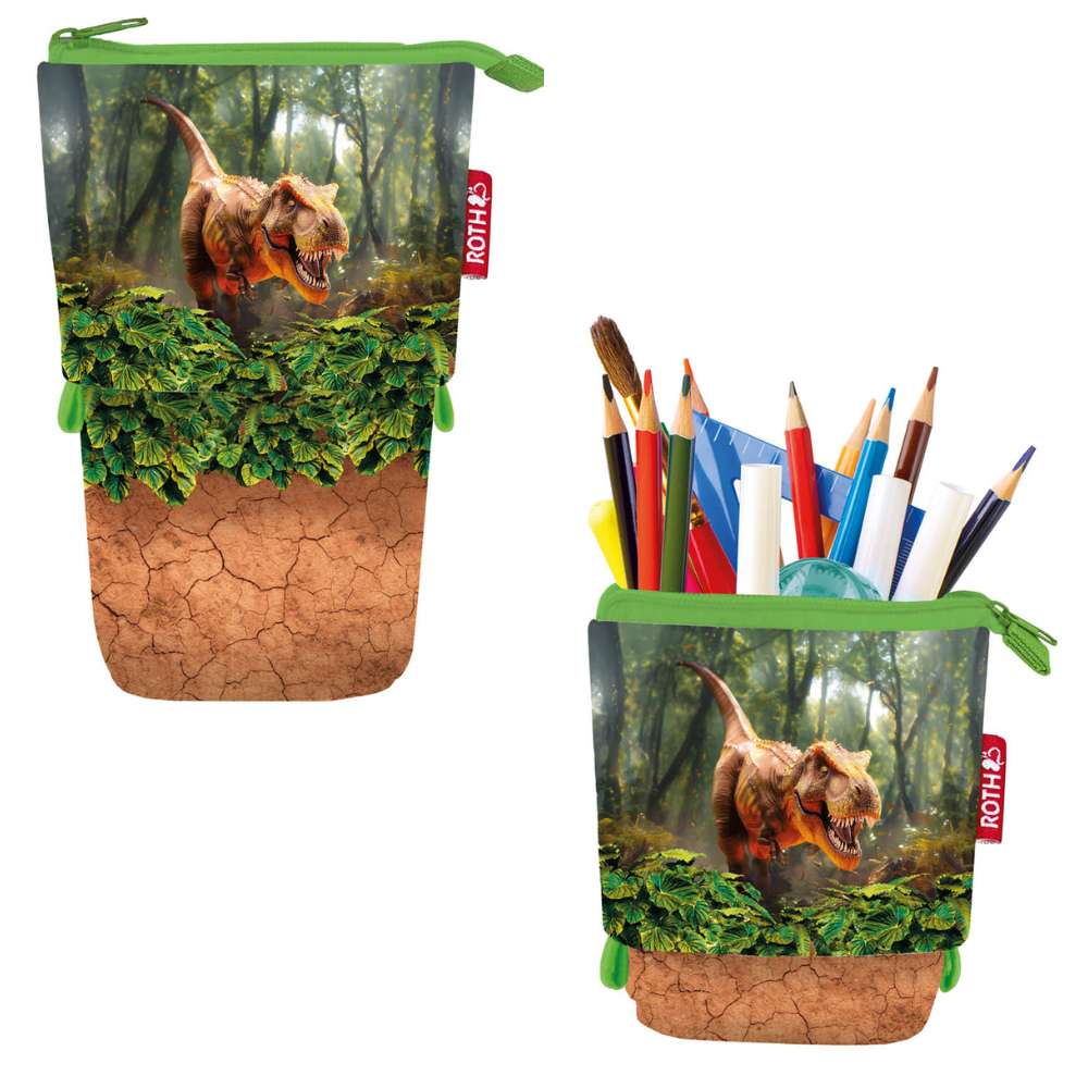 Stifte-Etui 2in1 T-Rex Welt