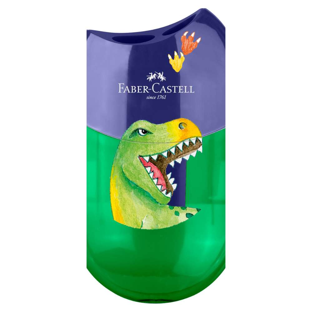 Faber-Castell Anspitzer Dino, Doppelloch