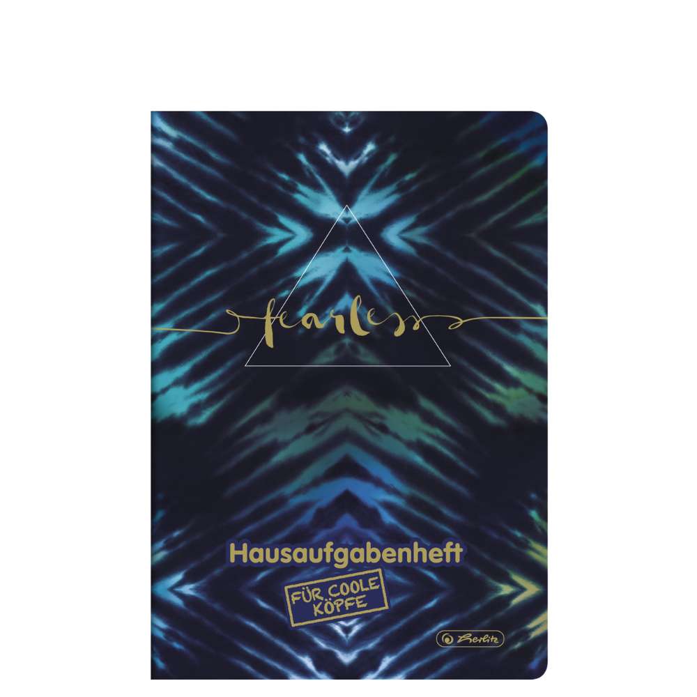 Aufgabenheft Coole Köpfe A5, Herlitz New Batik Fearless