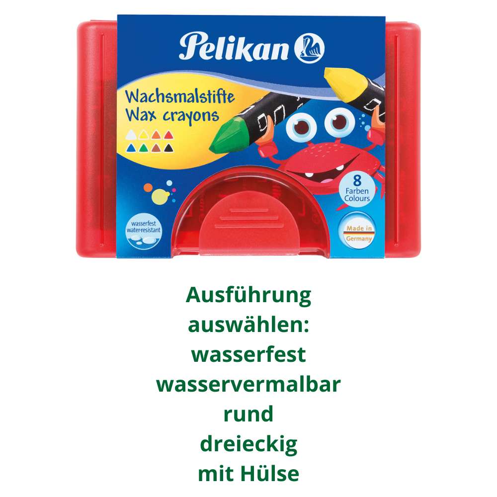 Pelikan Wachsmaler, verschiedene Ausführungen