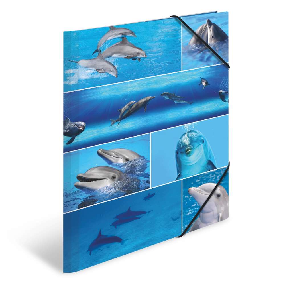 Kartonmappe A3, Delfine