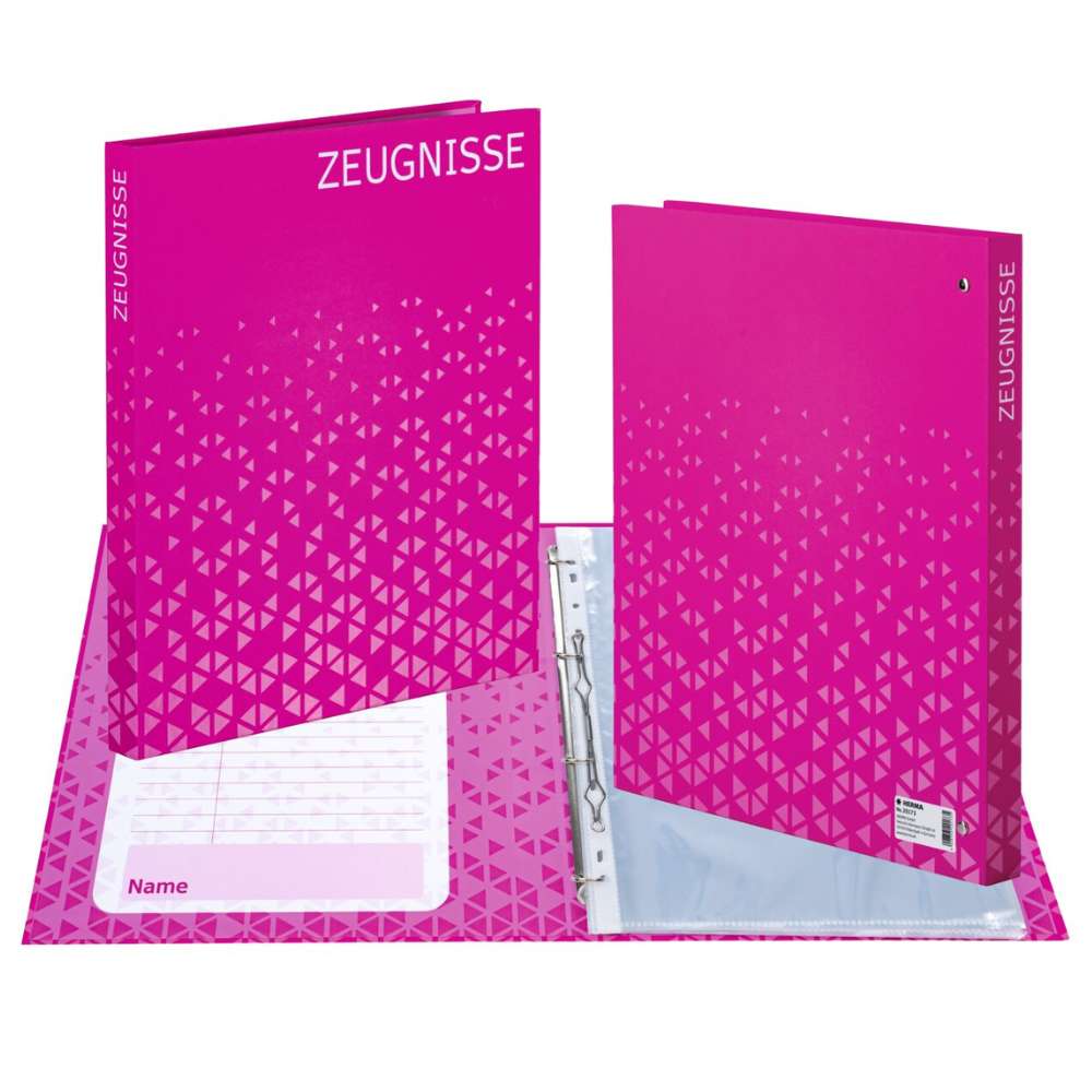 Herma Zeugnisringbuch, pink