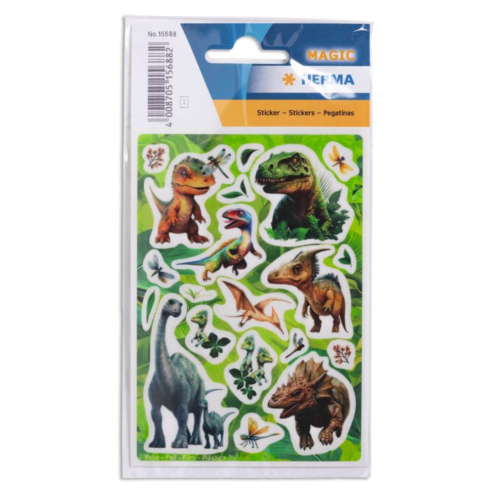 Dino World Sticker, Herma