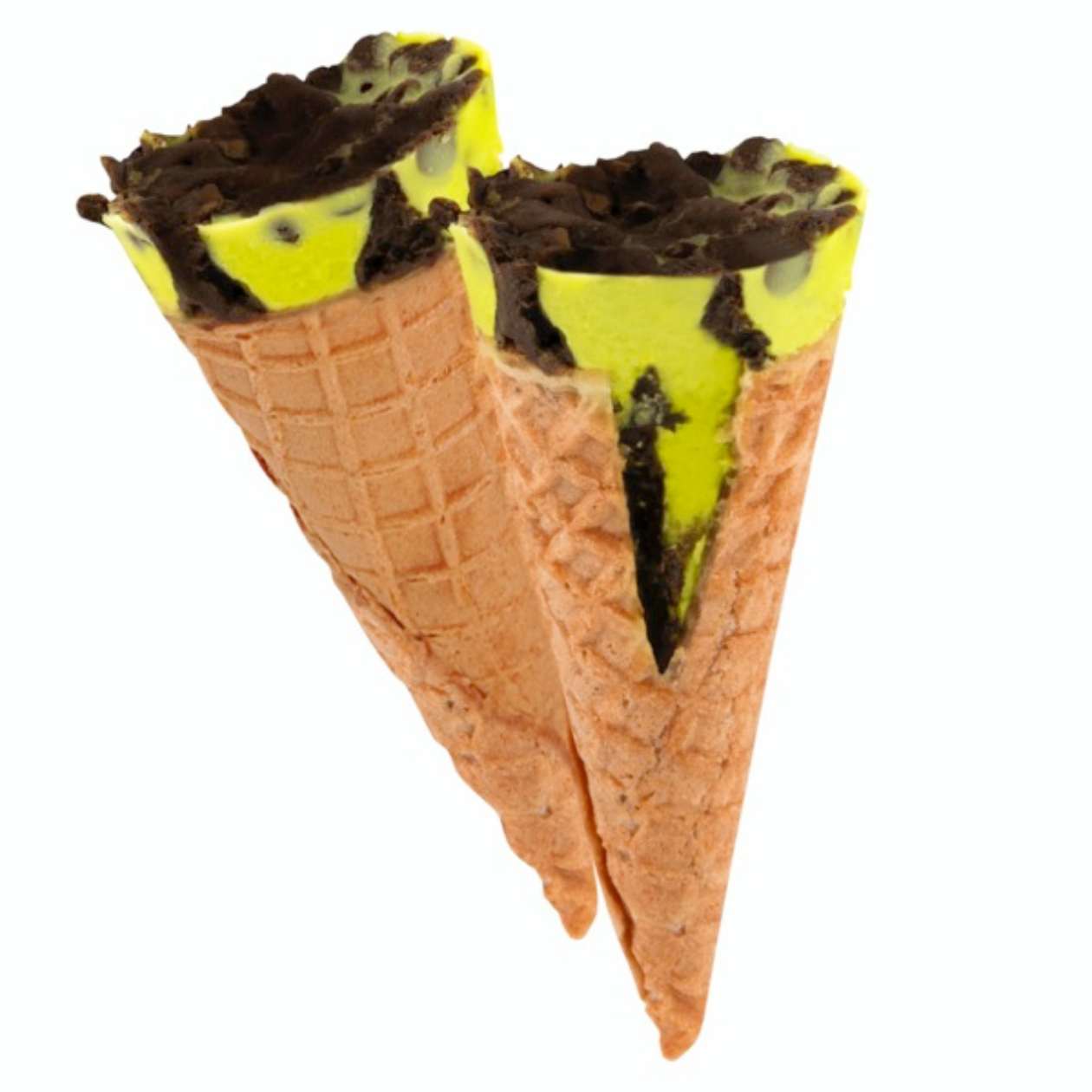 Messori Waffelhörnchen, Pistazien