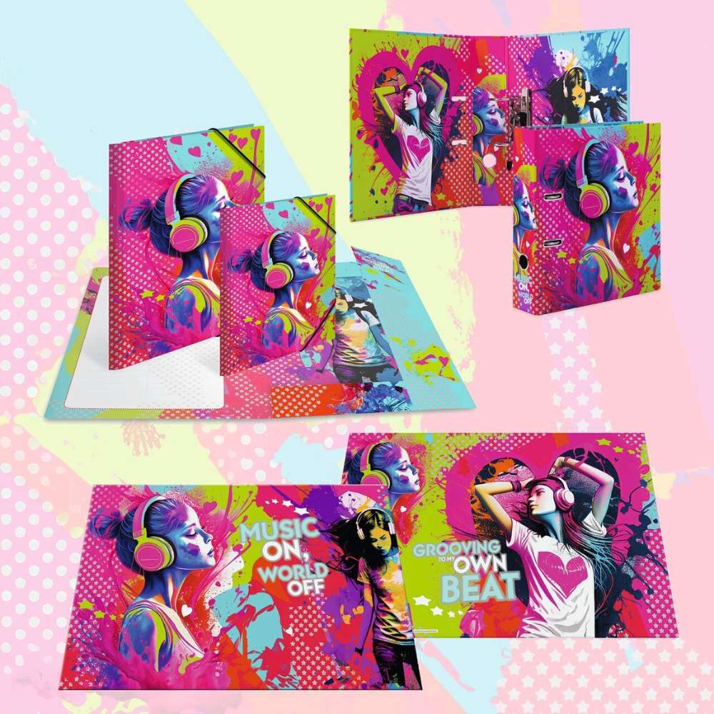 Music Girl Sammelmappe A3, Herma