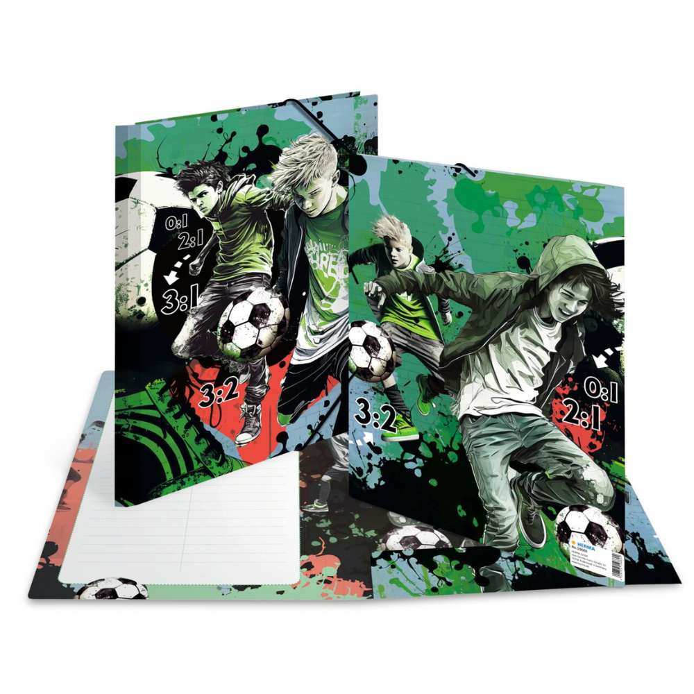 A4 Mappe Street Soccer, Herma