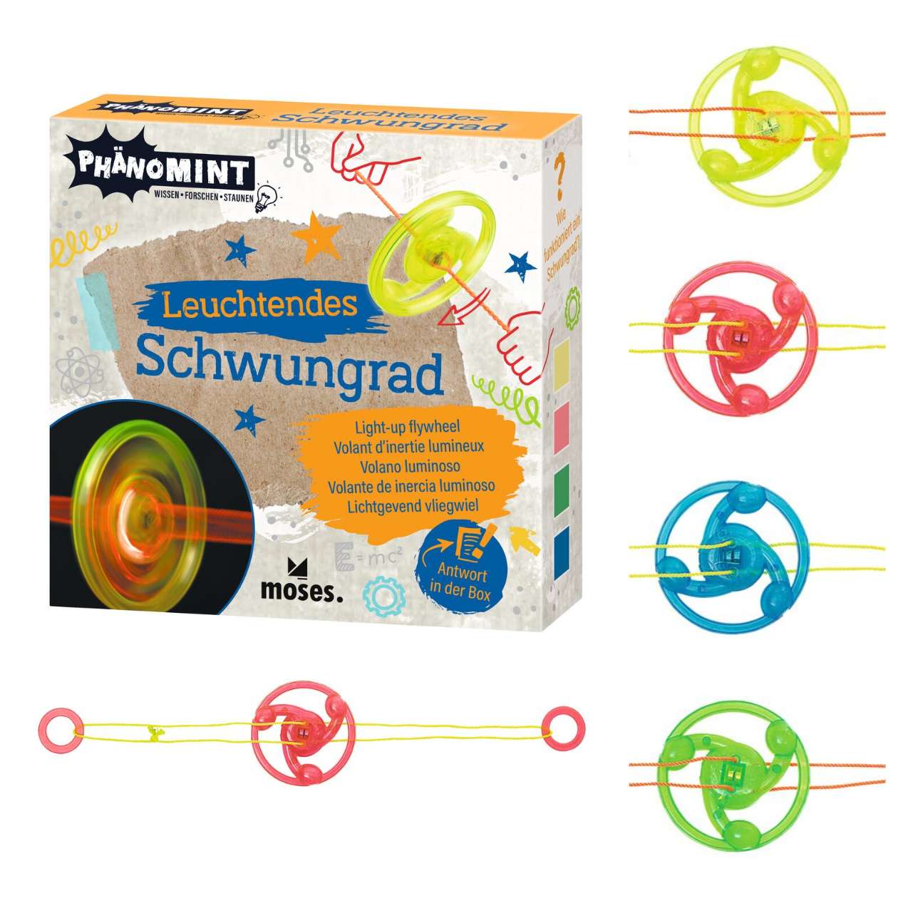 PhänoMINT Leuchtendes Schwungrad, sortiert
