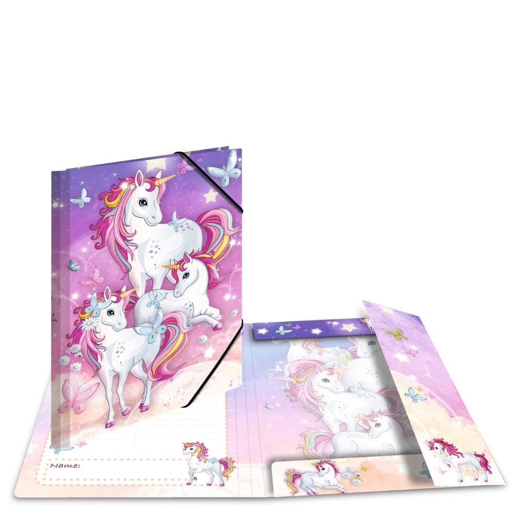 Sammelmappe Einhorn A4, Karton