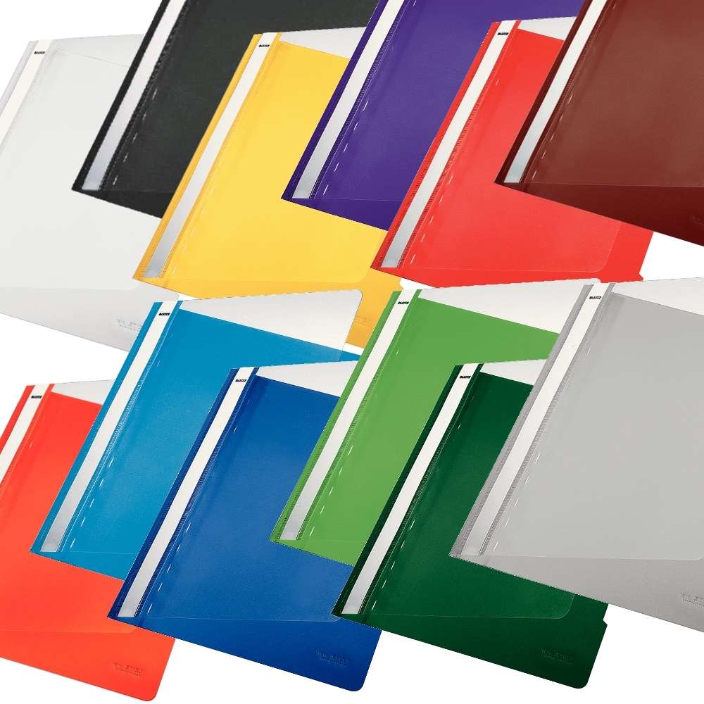Leitz Schnellhefter PVC im Set mit 12 Farben