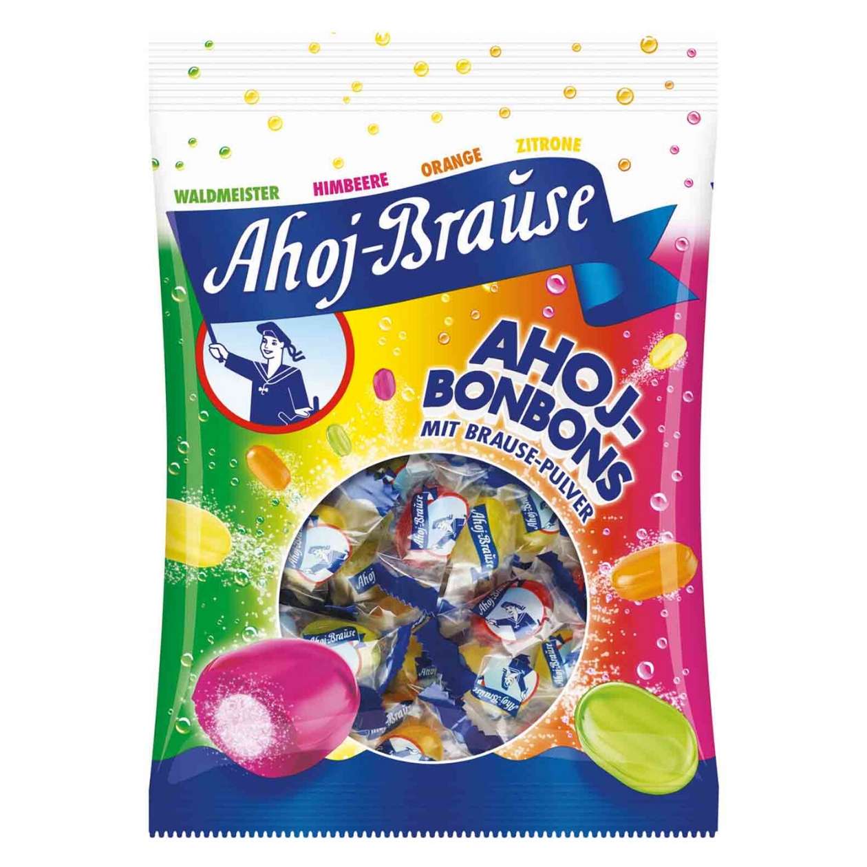 Ahoj- Bonbons mit Brause-Pulver, 150 g