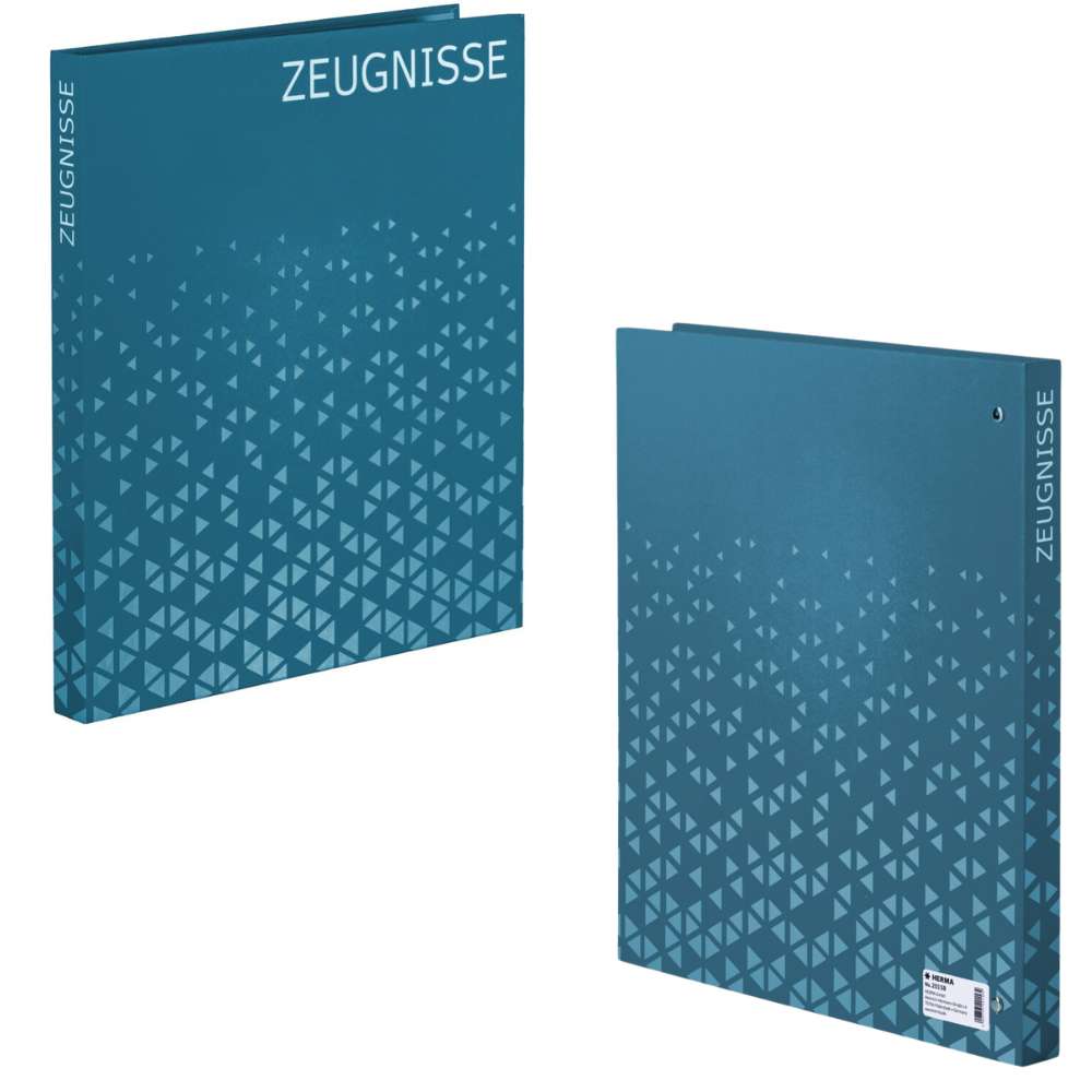 Herma Zeugnisringbuch, blau