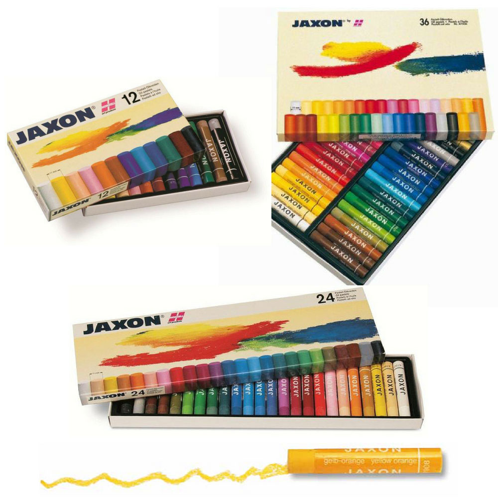 Ölpastellkreide Jaxon, 12 Farben