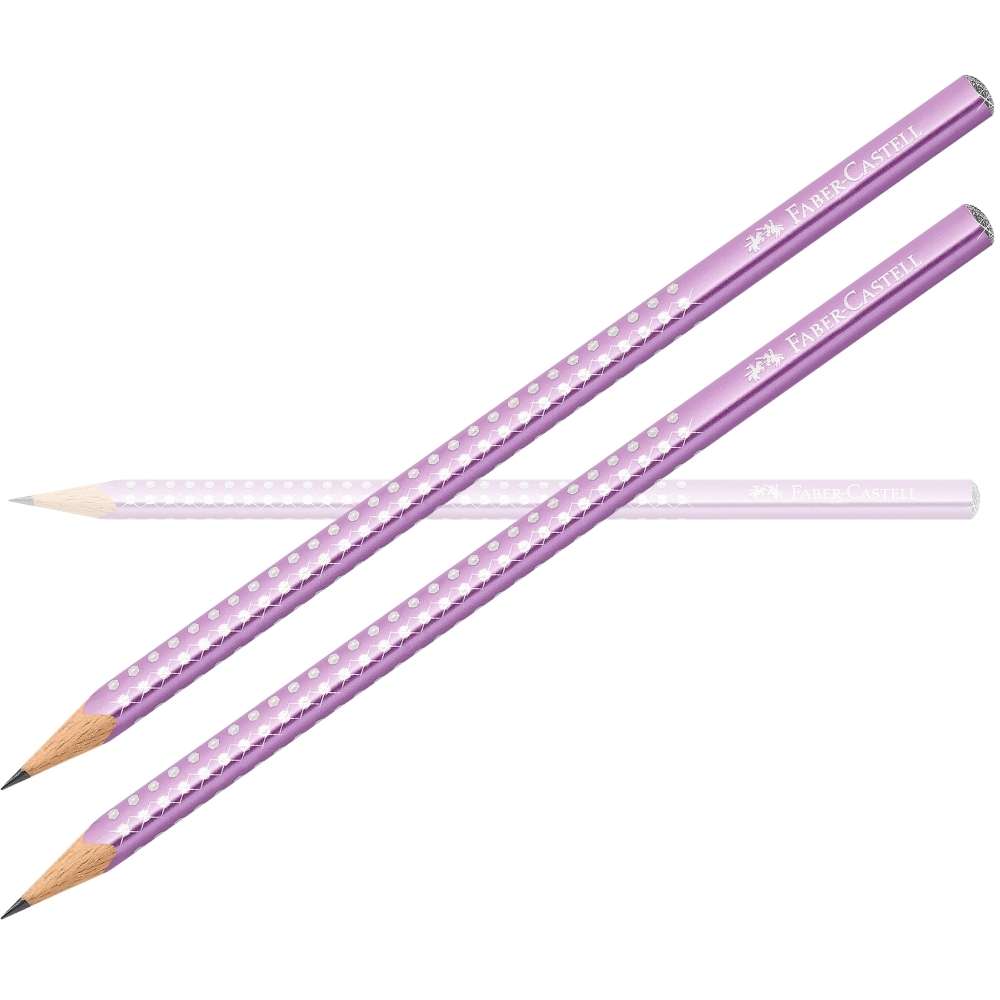 Bleistiftset Faber-Castell Metallic Sparkle, rose metallic