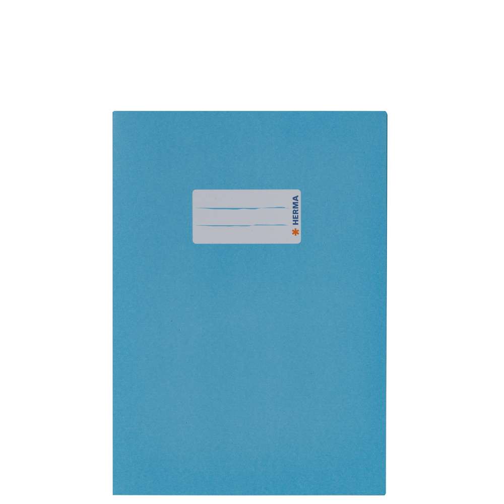 Heftumschlag Papier, A5 hellblau