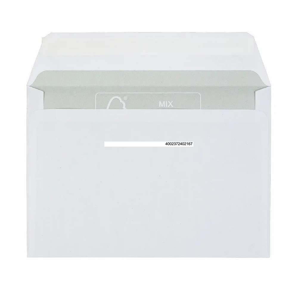 Briefumschläge DIN C6, haftklebend ohne Fenster, 25 Stück